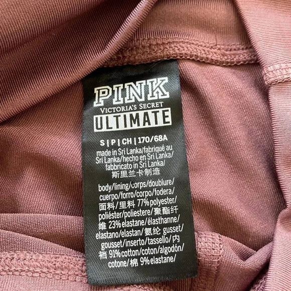 PINK biker shorts Size Small - Picture 4 of 4